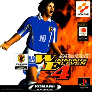 World Soccer Jikkyou Winning Eleven 4 (JP) box cover front